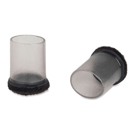 Lorell Lorell Clear Sleeve Floor Savers - 1.25" Diameter - 8/Pack 49321